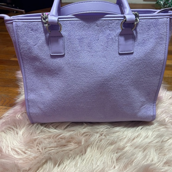 Juicy Couture beach couture tote lavender with Silver Hardware - Picture 2 of 4